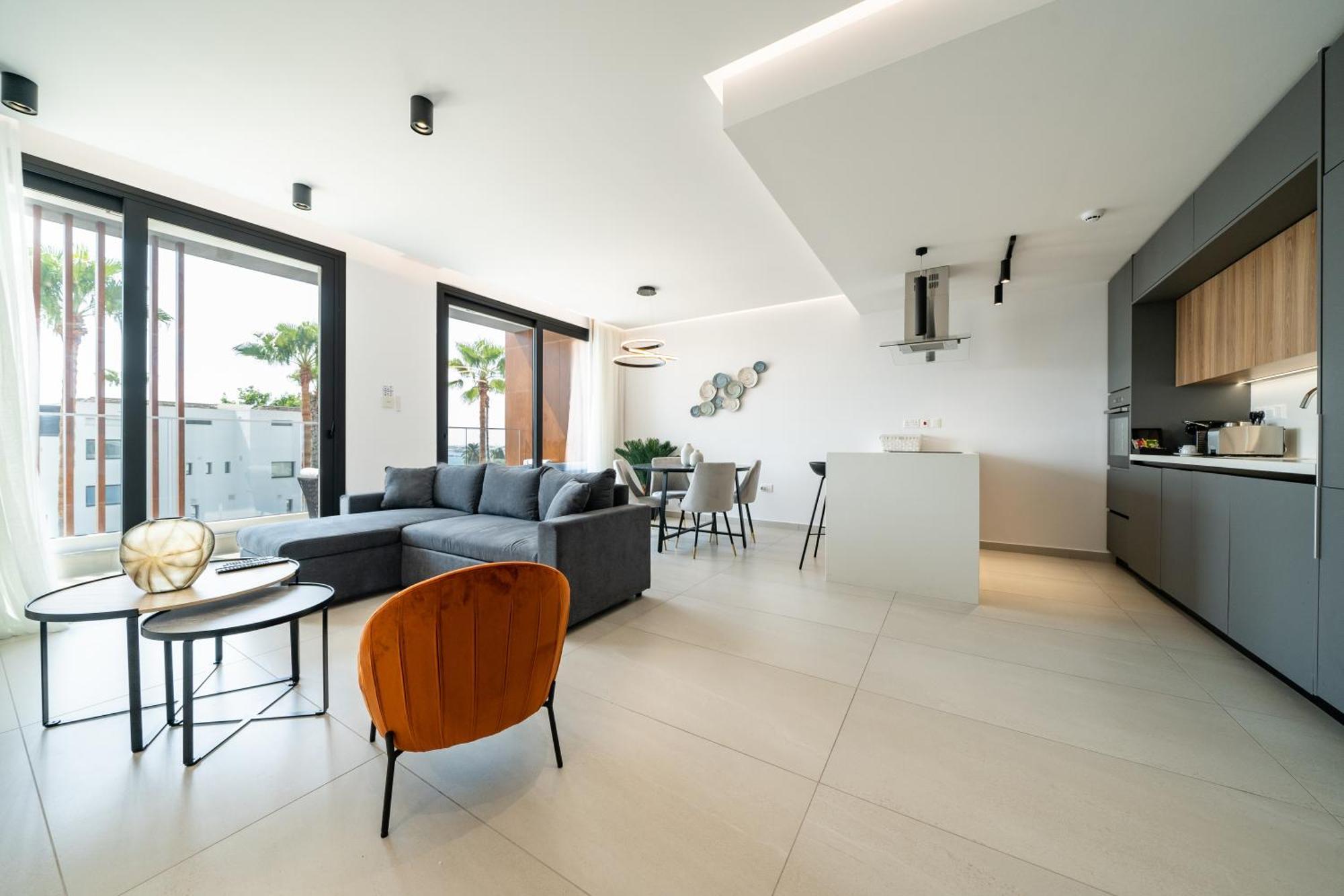 Waterside Sea View Apartments Pafos Pokój zdjęcie