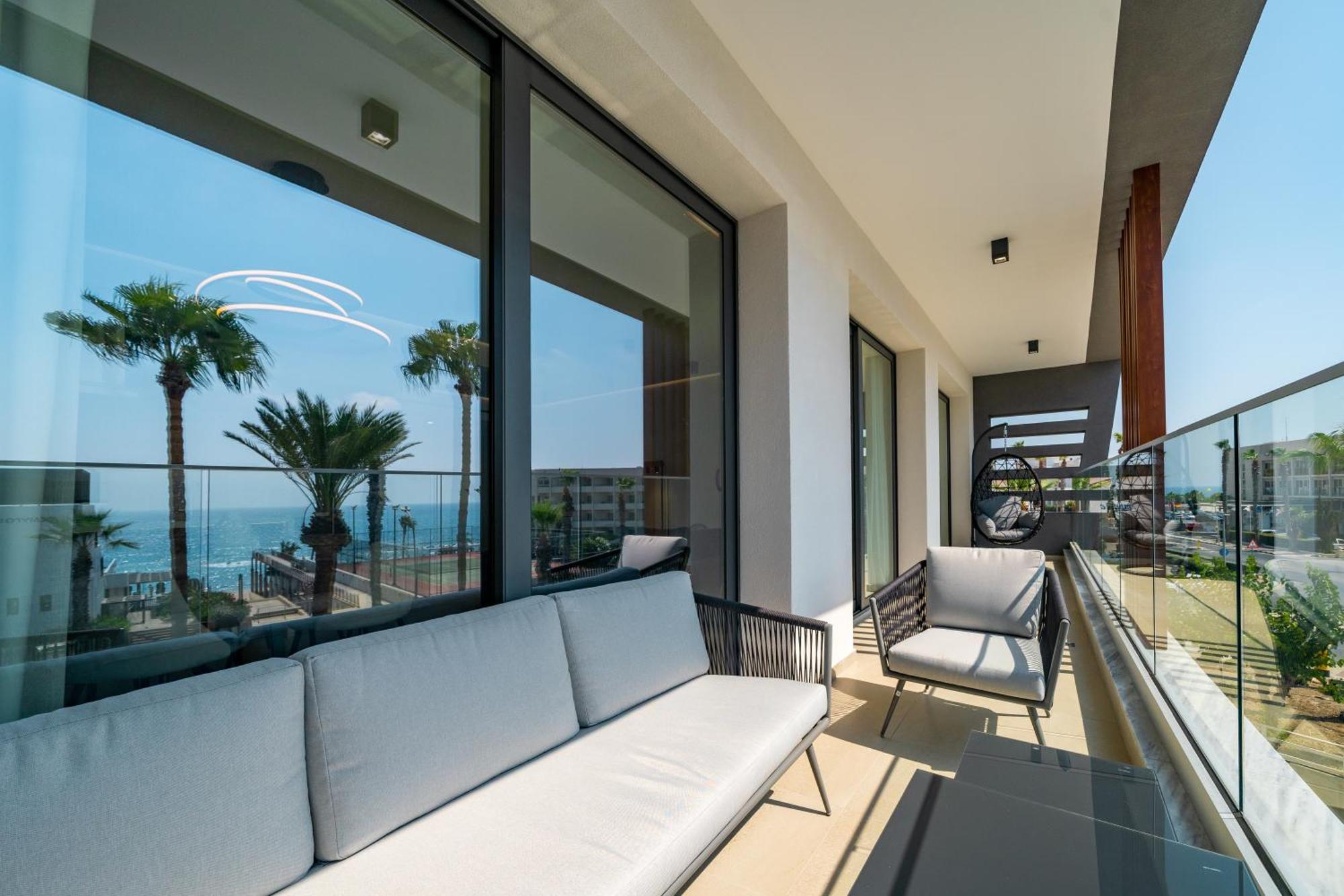 Waterside Sea View Apartments Pafos Pokój zdjęcie
